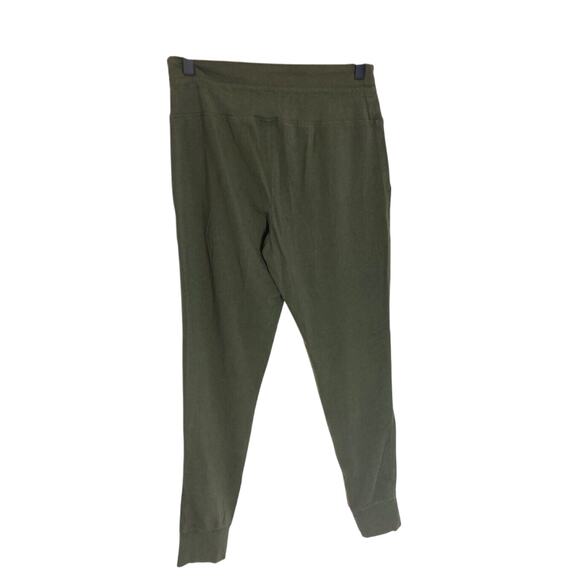 Wild Fable Army Green Slouchy Comfy Knit Cotton Joggers - Picture 4 of 4